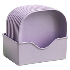 Dear Elk 迷你托盤, 紫色, 10個