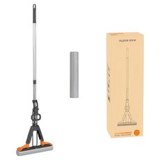 Joybos 神奇紙漿清潔拖把 + 補充墊 2入組, 1套