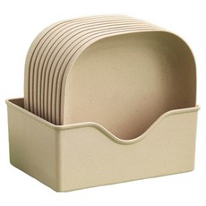 디어엘크 미니 쟁반, 베이지, 1세트