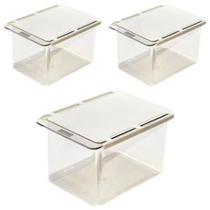 센스팡 무타공 다용도 소품 서랍함, 심플형, 3개