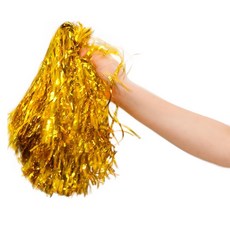 PARTYSHOW 大容量啦啦隊應援彩球 單個 2入, 金色, 1個