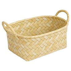 리브리카 손잡이 라탄 바구니, 베이지, 1개