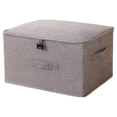 狗狗鎖頭 + 收納箱套組 超大型 72L, 灰色, 1個