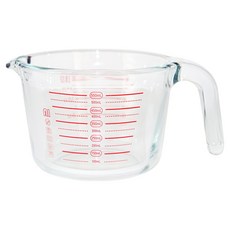 발룬피니 내열강화유리 다용도 계량컵, 1개, 550ml, 투명