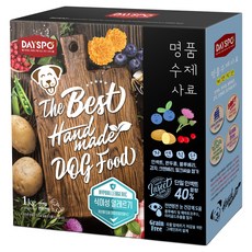 데이스포 전연령 강아지 수제 소프트사료 자연식단 10p, 혼합맛, 1kg, 1개