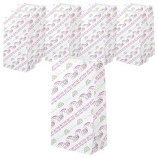 데일리라이크 젤리 베어 패턴 페이퍼 백, 혼합색상, 10개