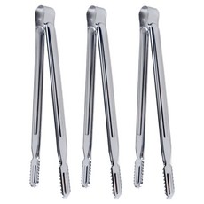 키친하우스 디너벨 스텐 악어집게 27cm, 실버, 3개