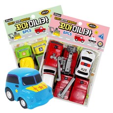 agaplus 迷你迴力迷你車 6款 x 2入組, 1套, 隨機出貨