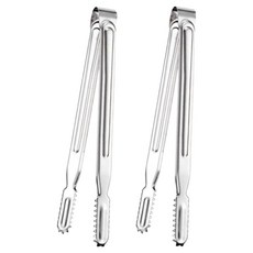 키친하우스 디너벨 스텐 악어집게 25cm, 실버, 2개