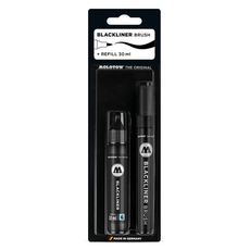 MOLOTOW 代針筆筆刷 + 墨水套 30ml, 1組, 大軟筆刷