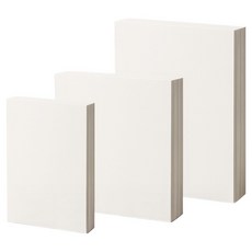 Modernery 黏性便條紙 小 200張 + 中 200張 + 大 200張, 1套, 透明