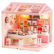 JEL 甜蜜甜點屋 DIY 迷你模型, 138件, 1個, JEL0411