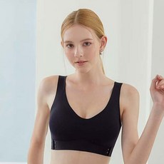 피트인 심리스 군살보정 골프 휘트니스 크로스 브라