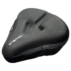 TRVL Haru 鞍座緩衝墊 矽膠自行車座墊套 寬版 5.0 L, 黑色, 1個