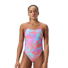 speedo Calluna 花卉V領露背連身泳衣 8-1284318093