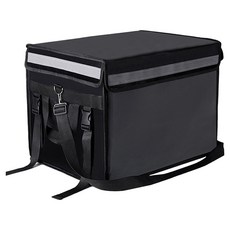 TRVL 磁吸式自行車滑板車保溫保冷外送包 大 62L, 黑色, 1個