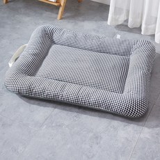 순잠 반려동물 사계절용 두꺼운 침대 매트, 모자이크블랙, 1개