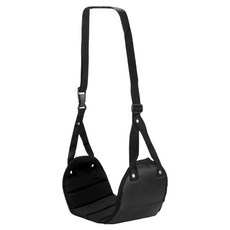 재마로 아웃도어 비행기 기차 자량 사무실 풋 레스트 발해먹 + 파우치 세트, 블랙, 2세트