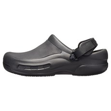 crocs 卡駱馳 男女通用Bistro Pro Work輕便涼鞋, 300, 黑色