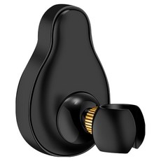 더자카 무타공 각도조절 샤워헤드 홀더, 블랙