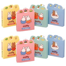 Miffy I-tobic 6層便利貼 4款 x 2入組, 1套, 混合色, 2個