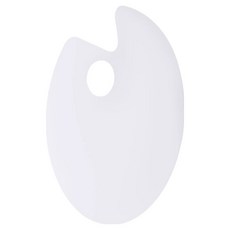 Hatae Small 現代風美術調色盤 橢圓盤 大型 3mm, 1個