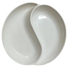 Hataesmall 日常美術調色盤 深色太極盤 直徑18cm, 1個