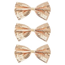 PARTY 09 高級亮片蝴蝶領結, 金色, 3個