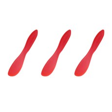 AHOYE 瑞典輕巧奶油抹刀/抹醬刀/塗抹刀/果醬刀3件組, 1組, 紅色