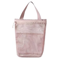 THE ZAKKA 大容量瀝水網狀收納袋, 粉色