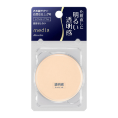 media 媚點 自然肌透BB細緻蜜粉餅 6g, 1個, 膚色