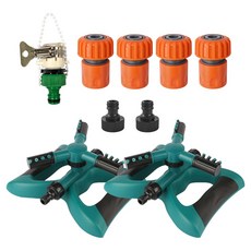 GILGRI 旋轉灑水器安裝套組 連接型 2件組 適用19mm水管, 1套, 混色