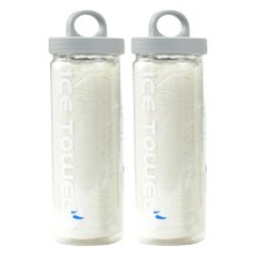 Cooling Pick 高品質運動濕式毛巾, 2個, 白色