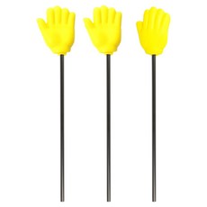 비에이비오 손가락 지시봉 손바닥, 혼합색상, 3개