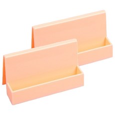 포텐키트 정리 명함 보관함 2p, 살구색