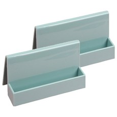 포텐키트 정리 명함 보관함 2p, 민트