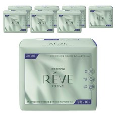 르베 오리지널 프리미엄 성인용 언더웨어, 중형, 10매입, 8개