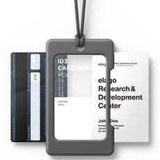 elago ID3工作證件卡套, 深灰色 + 深灰色