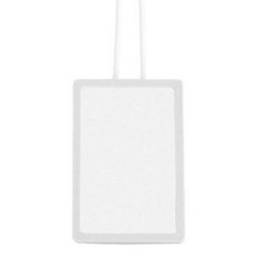 HICKIES 簡約伸縮扣環頸掛繩卡套 SH70, 1個, 白色