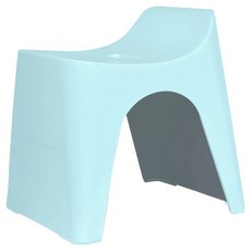 HUBATH 日本高款浴室椅, 粉藍色