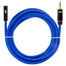 HDtop 3.5 立體聲 AUX MF 延長線 40m, 1個, 藍色, HT-TP1411