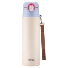 THERMOS 膳魔師 附背帶一鍵式隨行杯 JNT-550K, 1個, 象牙白, 550ml