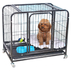 方管狗籠, 黑色, 1個