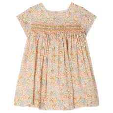 Bonpoint 嬰幼兒 Liberty 府綢連身裙 SMOCKEE