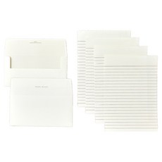 ARDIUM 簡約信紙4入 + 信封2入組, 銀色, 1個