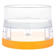 Meow TIMES 寵物玻璃The Ripple Bowl碗架&底座套組, 1套, 透明