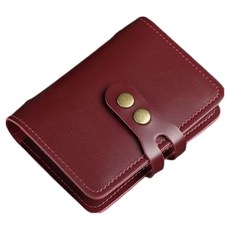 포텐키트 데일리 카드홀더 30p +신분증 홀더 2p 명함 보관함 7.5x11cm, 와인, 1단