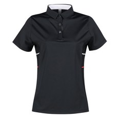 luxgolf 女款側邊亮點翻領短袖T恤 LB25M616W