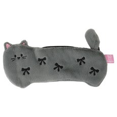 Dailylike 造型筆袋, 1個, 01 蝴蝶結貓咪