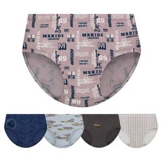 mrkids 男童Let's Go純棉三角內褲5件組